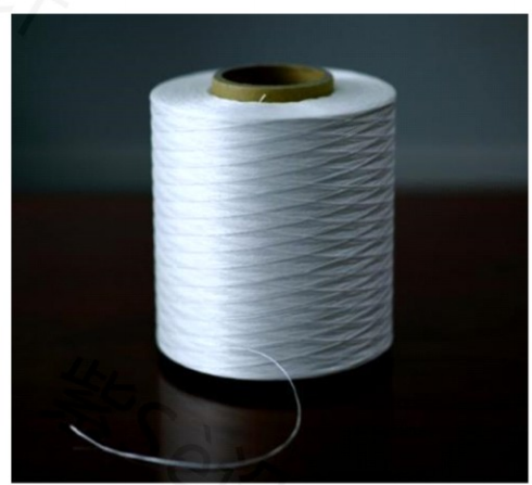 Glass yarn for optic